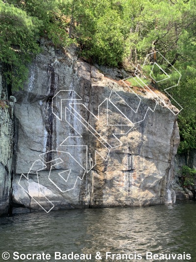 photo of Psicobloc from Québec: Escalade Parc régional du Poisson Blanc