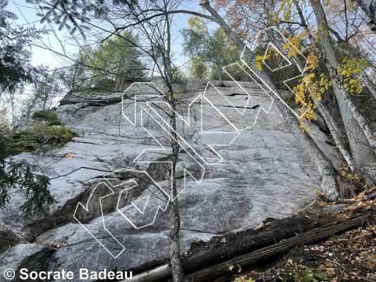 photo of La Dalle from Québec: Escalade Parc régional du Poisson Blanc