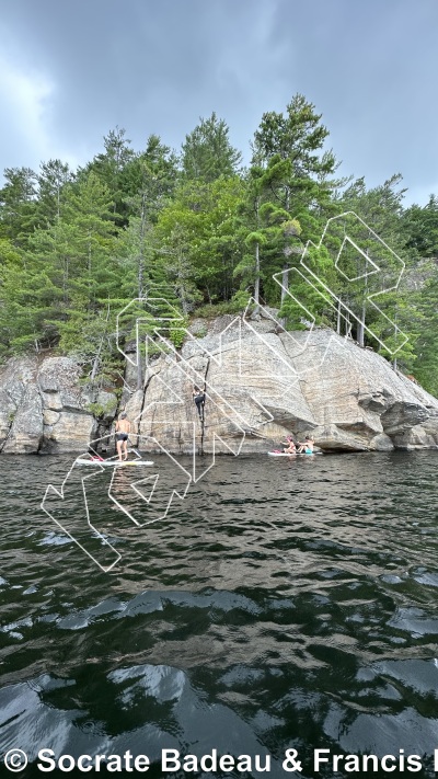 photo of Psicobloc from Québec: Escalade Parc régional du Poisson Blanc