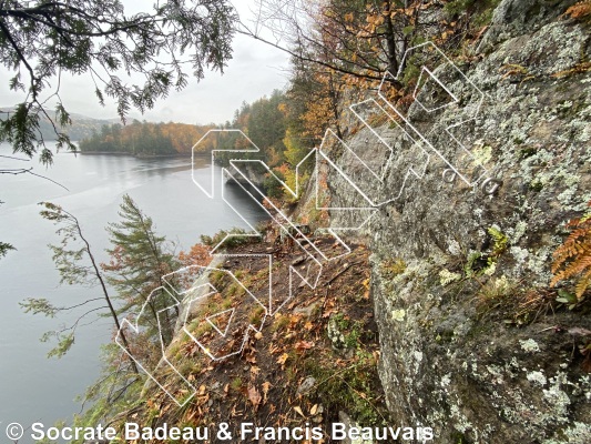 photo of Information Écho from Québec: Escalade Parc régional du Poisson Blanc