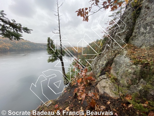 photo of Information Écho from Québec: Escalade Parc régional du Poisson Blanc