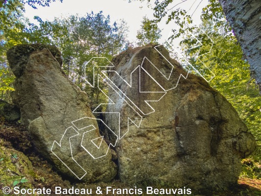 photo of Blocs des Pères from Québec: Escalade Parc régional du Poisson Blanc