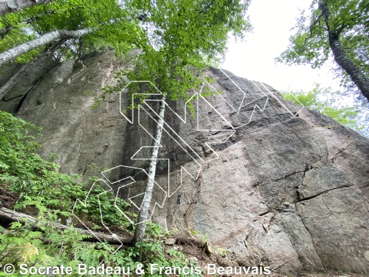 photo of Le Couloir from Québec: Escalade Parc régional du Poisson Blanc