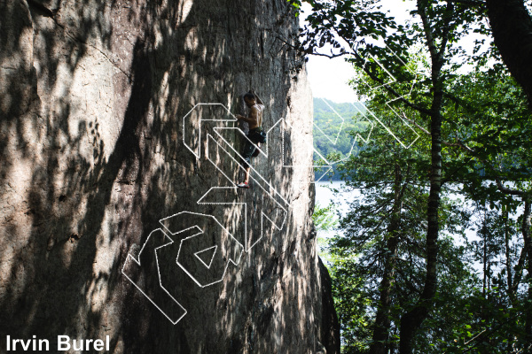 photo of Le Couloir from Québec: Escalade Parc régional du Poisson Blanc