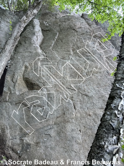 photo of Le Couloir from Québec: Escalade Parc régional du Poisson Blanc