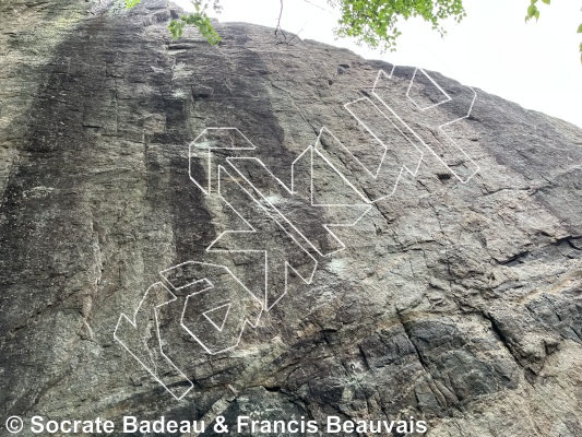 photo of Le Couloir from Québec: Escalade Parc régional du Poisson Blanc