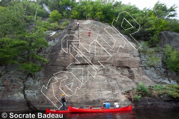 photo of Le Crique  from Québec: Escalade Parc régional du Poisson Blanc