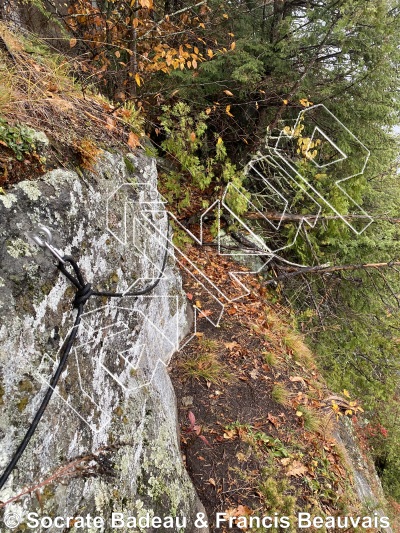 photo of Information Écho from Québec: Escalade Parc régional du Poisson Blanc