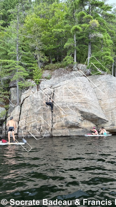 photo of Psicobloc from Québec: Escalade Parc régional du Poisson Blanc