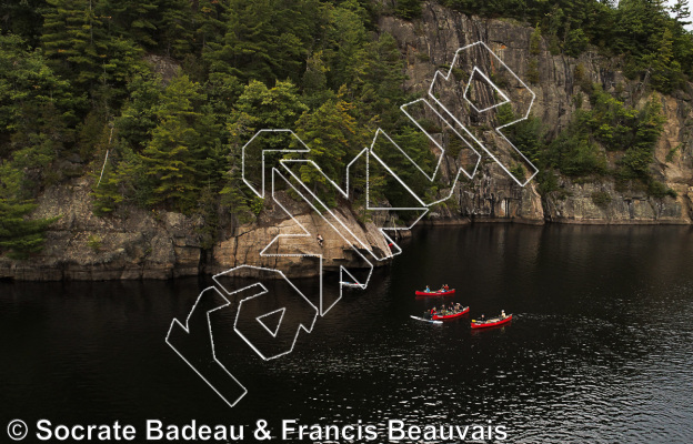 photo of Information Générale from Québec: Escalade Parc régional du Poisson Blanc