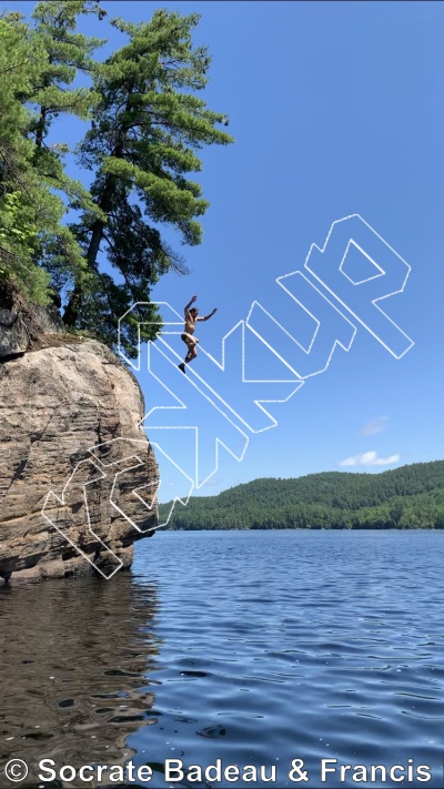 photo of Psicobloc from Québec: Escalade Parc régional du Poisson Blanc