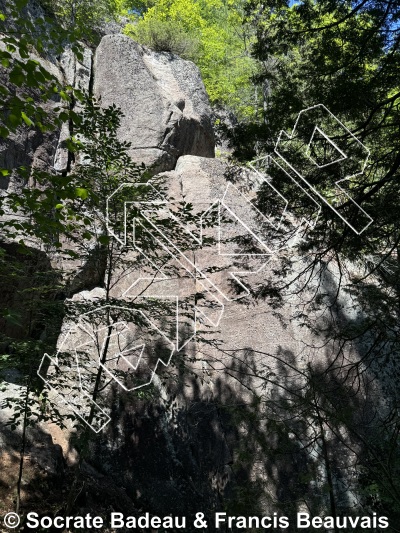 photo of Le Forum from Québec: Escalade Parc régional du Poisson Blanc