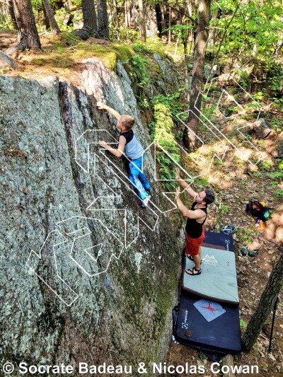 photo of Mur d'échauffement from Québec: Mont Rigaud