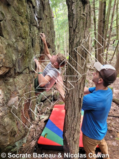 photo of Paroi ouest from Québec: Mont Rigaud