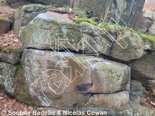 photo of Bloc Yasmin from Québec: Mont Rigaud