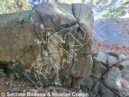 photo of Bloc Yasmin from Québec: Mont Rigaud