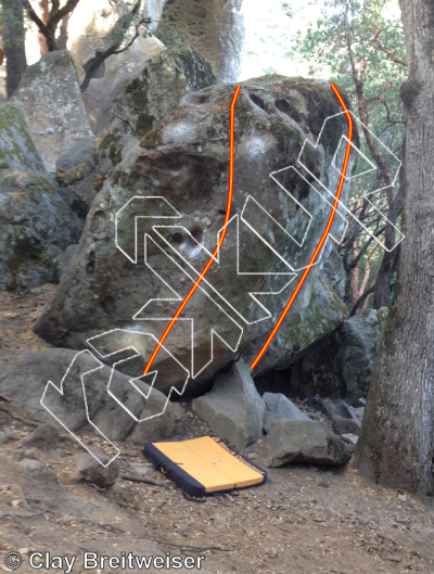 photo of Indian Rock Boulders from Castle Rock Bouldering