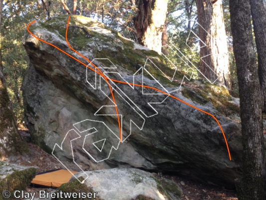 photo of Trapper Boulders from Castle Rock Bouldering