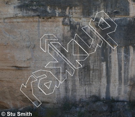 photo of Anthrax Letters, 5.12d ★★★ at Mad Cow Wall from Last Chance Canyon NM