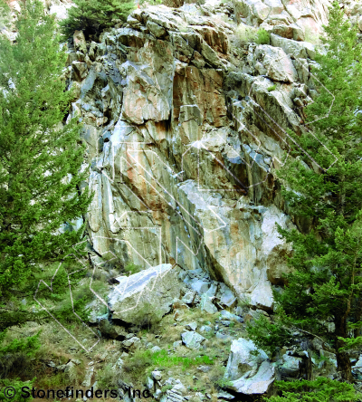 photo of The Gauntlet, 5.12d ★★★ at Armory from Clear Creek Canyon