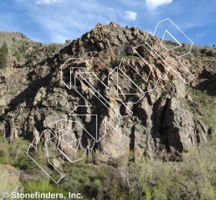 photo of Dirt Trek, 5.8 ★ at Canal Zone from Clear Creek Canyon