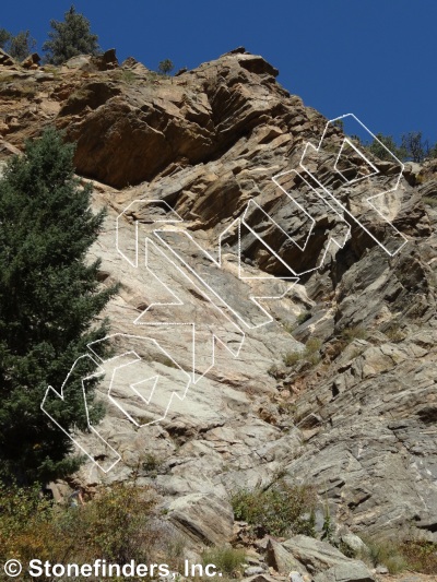 photo of Catslab from Clear Creek Canyon