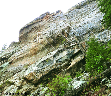 photo of Kum & Go, 5.11d ★★★ at Convenience Cliff from Clear Creek Canyon