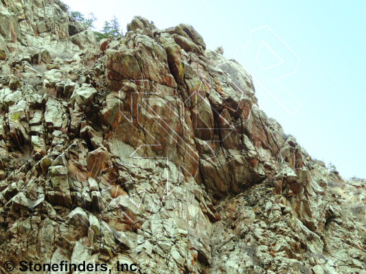 photo of The War Zone from Clear Creek Canyon