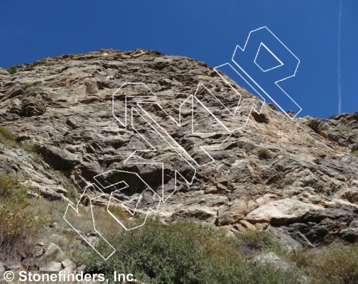 photo of Cats vs Dogs Wall from Clear Creek Canyon