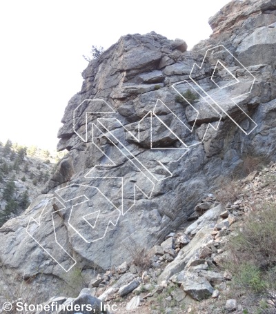 photo of Warn'er, 5.9- ★ at East Colfax from Clear Creek Canyon