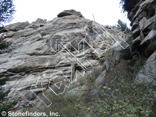 photo of Earth First, 5.9+ ★★ at East Colfax from Clear Creek Canyon