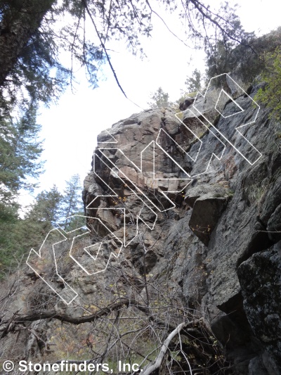 photo of Garden Wall from Clear Creek Canyon