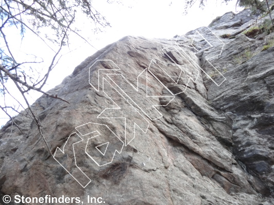 photo of Shady Girl, 5.10a ★ at Garden Wall from Clear Creek Canyon