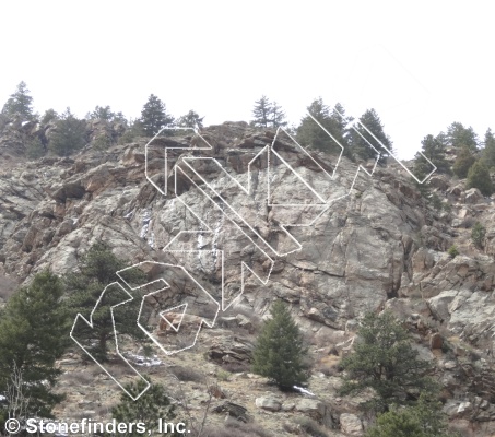 photo of Rest & Recovery, 5.10b ★★★ at Healing Center from Clear Creek Canyon
