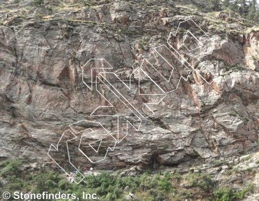 photo of Is Our Children Learning? , 5.10a ★ at Little Eiger from Clear Creek Canyon