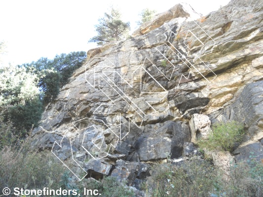 photo of Psycho Hose Beast, 5.11b ★ at Monkey House from Clear Creek Canyon