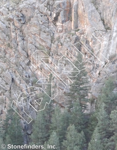 photo of Tumbling Stocks, 5.12a ★ at New Economy Cliff from Clear Creek Canyon