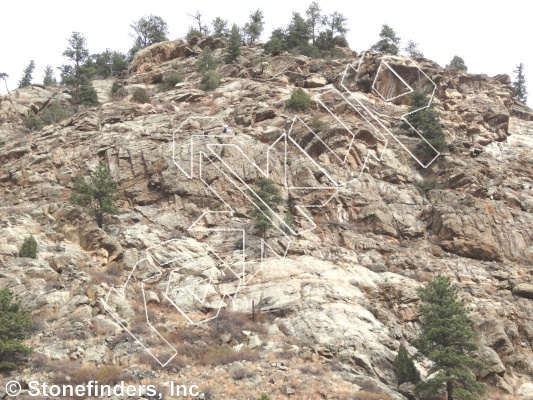 photo of Safari Wall from Clear Creek Canyon