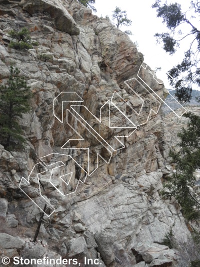 photo of Stoked Bowl from Clear Creek Canyon