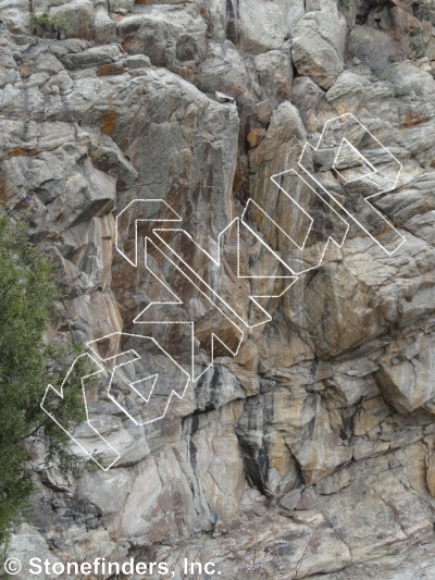 photo of Stoked Bowl from Clear Creek Canyon