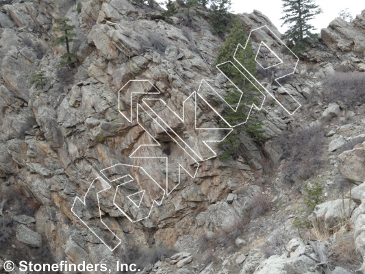 photo of Stoked Bowl from Clear Creek Canyon