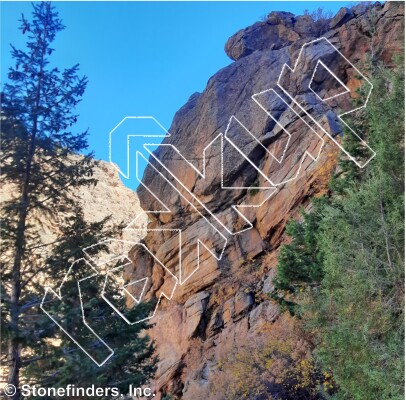 photo of Turtle Head from Clear Creek Canyon