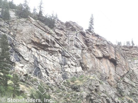 photo of Mission Overdrive, 5.14b ★★★ at Wall of the 90s from Clear Creek Canyon