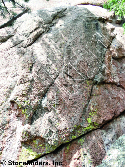 photo of Tourist Distraction, 5.12b ★★★★ at The Tourist Wall from Devil's Head Climbing