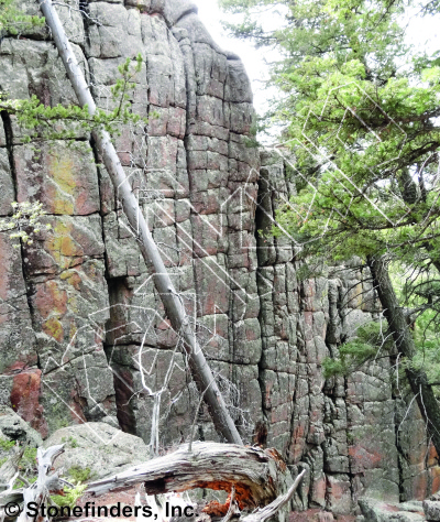 photo of Initation Wall from Devil's Head Climbing