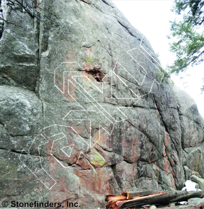 photo of Dan's Crack, 5.9 ★ at The Teapot from Devil's Head Climbing