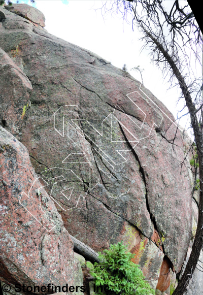 photo of Like The Sidonians, 5.12b ★★★★ at Wind Tunnel from Devil's Head Climbing