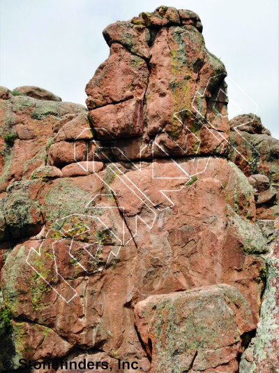 photo of The Emerald - Crest Jewel Of Tzillastan from Devil's Head Climbing