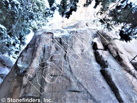 photo of Hope Springs Eternal, 5.10a ★★ at Brookside Wall from Devil's Head Climbing