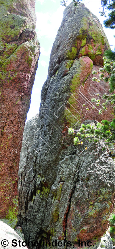 photo of Man In The Woods, 5.9 ★ at Recovery Wall from Devil's Head Climbing